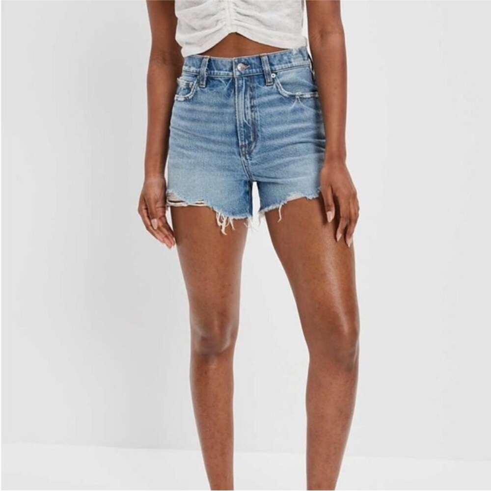 American Eagle 90s boyfriend short Women's Blue Denim Shorts